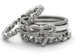 Picture for category Diamond Stackable Silver Rings