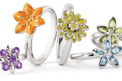 Picture for category Flowers of the Month Silver Rings