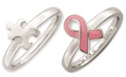 Picture for category Awareness Ribbons Silver Rings