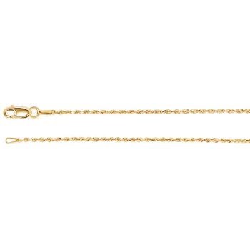 Picture of Yellow Gold Rope Chain 1.3 MM