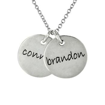 Picture of 2 Discs Name Necklace