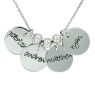Picture of 4 Discs Name Necklace