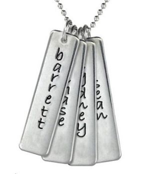 Picture of 4 Engravable Tall Tags