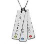 Picture of 3 Engravable Tall Tags with Stone