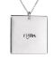 Picture of 1 Name Square Pendant
