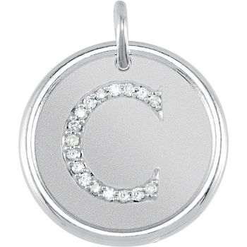 Picture of Initial C, Roxy Diamond Pendant