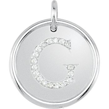 Picture of Initial G, Roxy Diamond Pendant