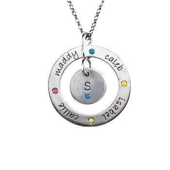 Picture of Posh Mommy Loop & Disc Birthstones
