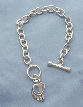 Picture of Silver Parents and One Children Toggle Bracelet