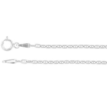 Picture of White Gold Link Chain 0.8 mm