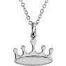 Picture of 14K Gold Petite Crown 18" Necklace