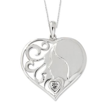 Picture of Silver Pendant, My Daughter, My Heart's Treasure