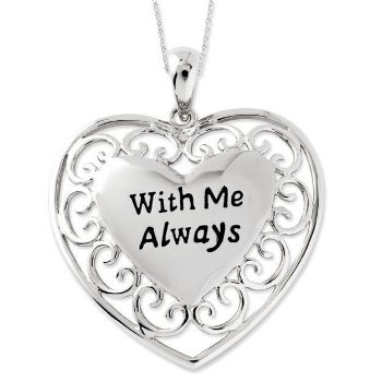 Picture of With Me Always, Silver Pendant