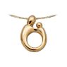 Picture of Large Mother Child Pendant 14K Yellow Gold