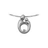 Picture of Small Mother Child Diamond Pendant 14K White Gold