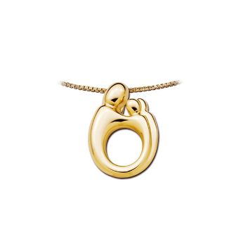 Picture of Small Mother & Twins Pendant 14K Yellow Gold