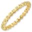 Picture of 18K Yellow Gold Plated Silver Ring with Diamonds