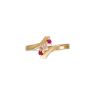 Picture of Gold 1 to 7 Stones Mother's Ring