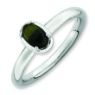 Picture of Silver Oval Onyx Ring