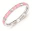 Picture of Sterling Silver Stackable Ring Pink Enamel