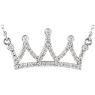 Picture of Diamond Petite Crown Necklace