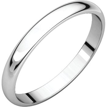 Picture of 14K Gold 2.5 mm Half Round Light Band