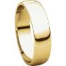 Picture of 14K Gold 5 mm Half Round Light Band