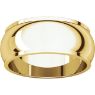 Picture of 14K Gold 8 mm Half Round Edge Band