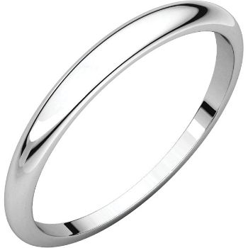 Picture of 14K 2.5 mm Half Round Tapered Band