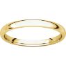 Picture of 14K Gold 2 mm Comfort Fit Light Wedding Band