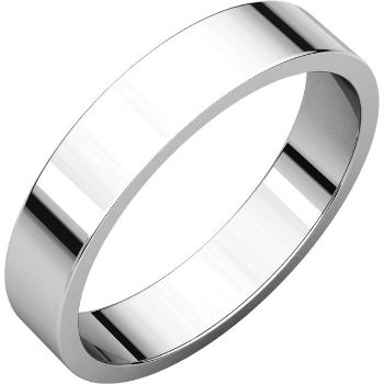 Picture of 14K Gold 4 mm Flat Wedding Band