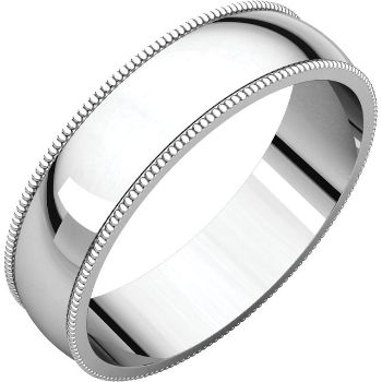 Picture of 14K Gold 5 mm Milgrain Lightweight Band