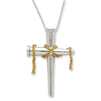 Picture of It Is Finished, Silver Cross Pendant