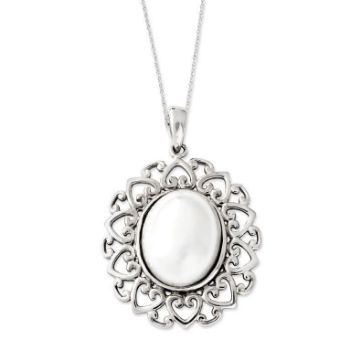 Picture of Pearl Of Contentment, Silver Pendant