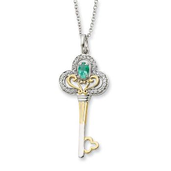 Picture of Gold-plated MAY Birthstone Key