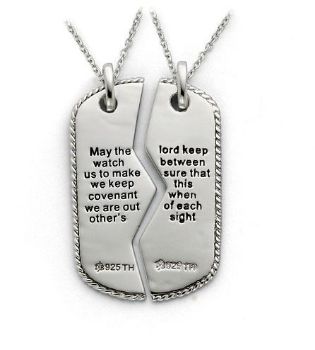 Picture of Silver Military Dog Tag For Two