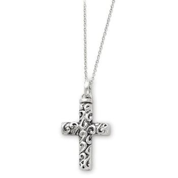 Picture of Silver Cross Remembrance Ash Holder