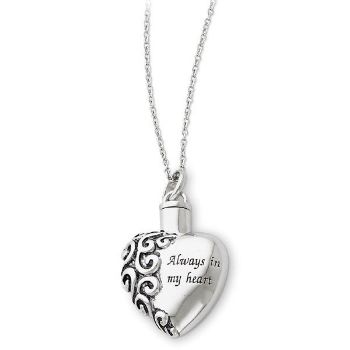 Picture of Silver Heart Remembrance Ash Holder