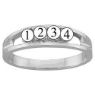 Picture of D. 1 to 6 Round SIMULATED Stones Mother's Ring
