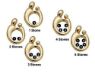 Picture of 14K Gold 1 to 5 Stones Large Mother Child Pendant