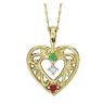 Picture of Gold 1 to 5 Stones Mother's Pendant