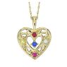 Picture of Gold 1 to 5 Stones Mother's Pendant
