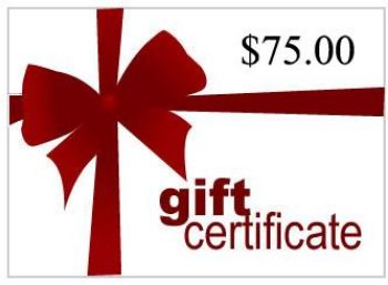 Picture of Gift Certificates for $75