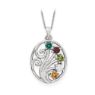 Picture of Gold 1 to 4 Stones Mother's Pendant