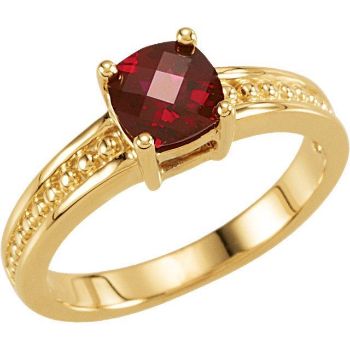 Picture of Gold 1 Antique Birthstone Ring