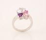 Picture of 14K White Gold Multi Color Ring