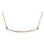 Picture of 14K Gold Diamond Curved Bar Necklace