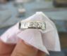 Picture of 14K Gold Men's Princess-Cut CZ Ring