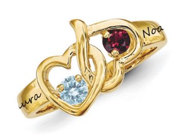 Picture of Couples Heart Ring