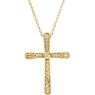 Picture of 14K Gold .05 CTW Diamond Cross 18" Necklace